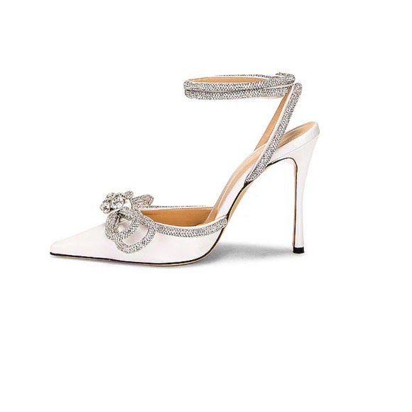 MACH & MACH Double Crystal Bow High Heel - Picture 4 of 14